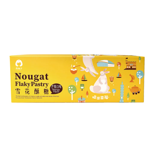 G004/ Kẹo Nougat Bánh Quy-Xoài 200g