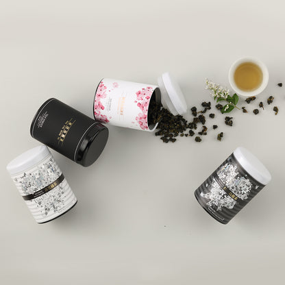 E001/ Tea Gift box - Fragrant Souvenir (Osmanthus Oolong Tea and Camellia Green Tea)