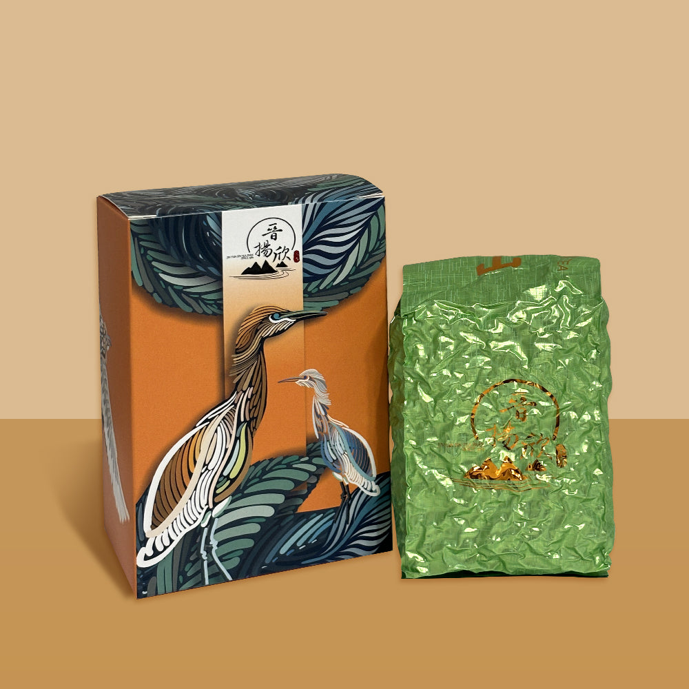 F008/ Alishan Oolong Tea Gift Set 150g/box, two boxes per set.